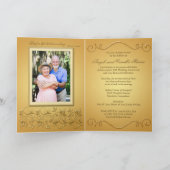 50周年記念ダブルフォト招待状 招待状 (内部)