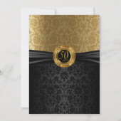 50周年記念ダマスク・デザイン 招待状 (正面)