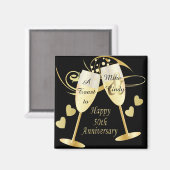 50周年記念トースト | DIY文字 マグネット (正面/裏面)