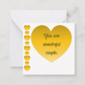 50周年記念ノートカード ノートカード (裏面)