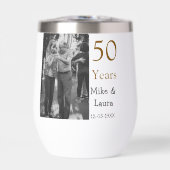 50周年記念ハッピーカップル名を追加する日付weddin (正面)