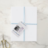 50周年記念ハッピーカップル名を追加する日付weddin ギフトタグ (より糸付き)