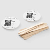 50周年記念ハッピーカップル名を追加する日付weddin ハンドファン (組立なし)