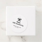 50周年記念ハッピーカップル名を追加する日付weddin フェイバータグ (インサイチュ)