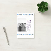 50周年記念ハッピーカップル名を追加する日付weddin ポストイット (オフィス)