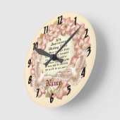 50周年記念ハト ラウンド壁時計 (傾斜)