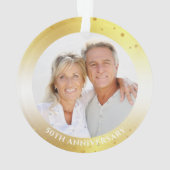 50周年記念ハートが永遠に撮影 オーナメント (裏面)