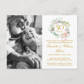 50周年記念バラガーランド日付写真を保存 案内ポストカード (正面)