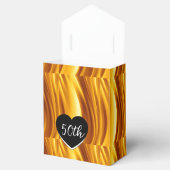 50周年記念パーソナライズされたお祝い フェイバーボックス (オープン)