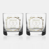 50周年記念パーソナライズされたウイスキー・グラス ウイスキーグラス (裏面)