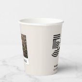 50周年記念パーソナライズされたパーティーカップ 紙コップ (右)