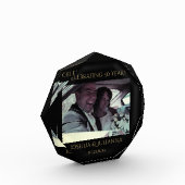 50周年記念パーソナライズされた写真記念 フォトブロック (左)