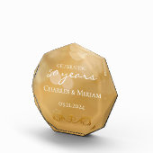 50周年記念パーソナライズされた記念ギフト フォトブロック (右)