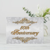 50周年記念パーティの招待状カーエレガントド 招待状 (スタンド正面)