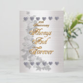 50周年記念パーティの招待状ビクトリアン天使 招待状 (スタンド正面)