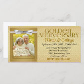 50周年記念パーティの招待状写真 (正面/裏面)