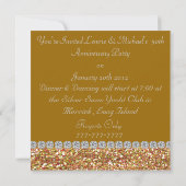 50周年記念パーティの招待状 招待状 (裏面)