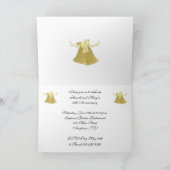 50周年記念パーティの招待状 招待状 (内部)