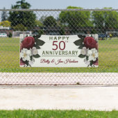 50周年記念パーティーつる- 横断幕 (インサイチュ)