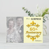 50周年記念パーティーの招待状 招待状 (スタンド正面)