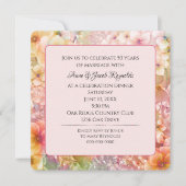 50周年記念パーティーコスモスフローラ園 招待状 (正面)