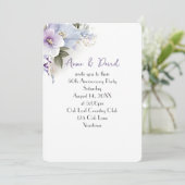 50周年記念パーティーフローラブーケ 招待状 (スタンド正面)