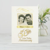 50周年記念パーティー写真招待状 招待状 (スタンド正面)