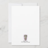 50周年記念パーティー招待状　エレガント 招待状 (裏面)