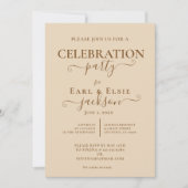 50周年記念パーティー招待状 招待状 (正面)