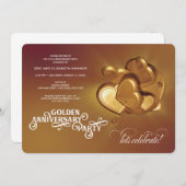 50周年記念パーティー（バージョン2） 案内状 (正面/裏面)