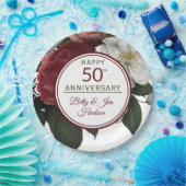 50周年記念パーティー ペーパープレート (パーティー)