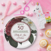50周年記念パーティー ペーパープレート (パーティー)