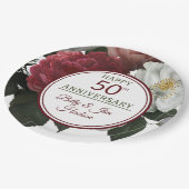 50周年記念パーティー ペーパープレート (アングル)