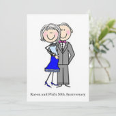 50周年記念パーティー 招待状 (スタンド正面)