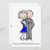 50周年記念パーティー 招待状 (正面/裏面)