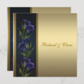 50周年記念パープルゲンチアン紫 招待状 (正面/裏面)