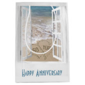 50周年記念ビーチハート ミディアムペーパーバッグ (正面)