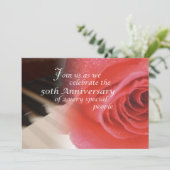 50周年記念ピアノバラ 招待状 (スタンド正面)