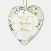 50周年記念フローラモノグラム セラミックオーナメント (左)