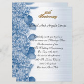 50周年記念ブルーアジサイ 招待状 (正面/裏面)