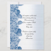 50周年記念ブルーアジサイ 招待状 (裏面)