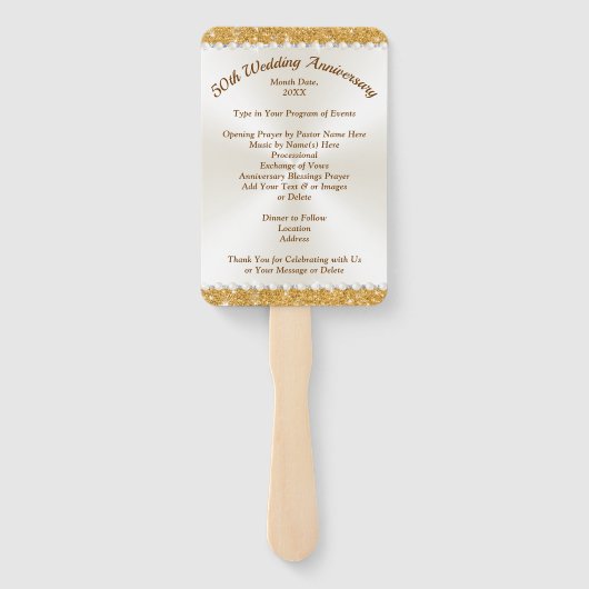 50周年記念プログラム、写真 ハンドファン (裏面)