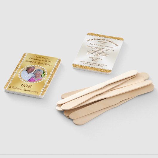 50周年記念プログラム、写真 ハンドファン (組立なし)