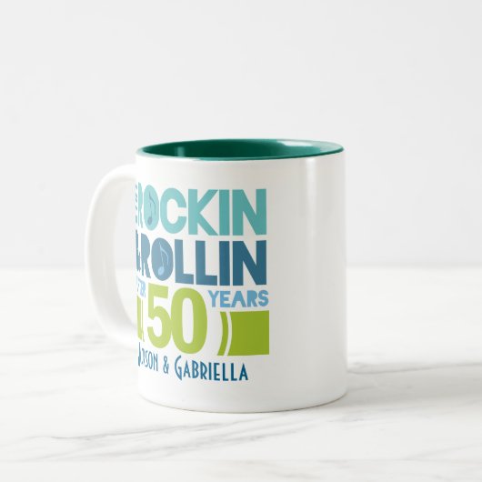 50周年記念マグギフト ツートーンマグカップ (正面左)