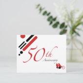 50周年記念モダン（鳥） ポストカード (スタンド正面)