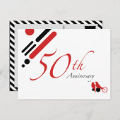 50周年記念モダン（鳥） ポストカード (正面/裏面)