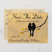 50周年記念ラブバードがデートを救う 案内ポストカード (正面/裏面)