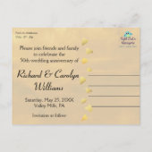 50周年記念ラブバードがデートを救う 案内ポストカード (裏面)