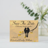 50周年記念ラブバードがデートを救う 案内ポストカード (スタンド正面)