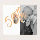 50周年記念ヴィンテージイラストレーション折りカード (内部フラット)